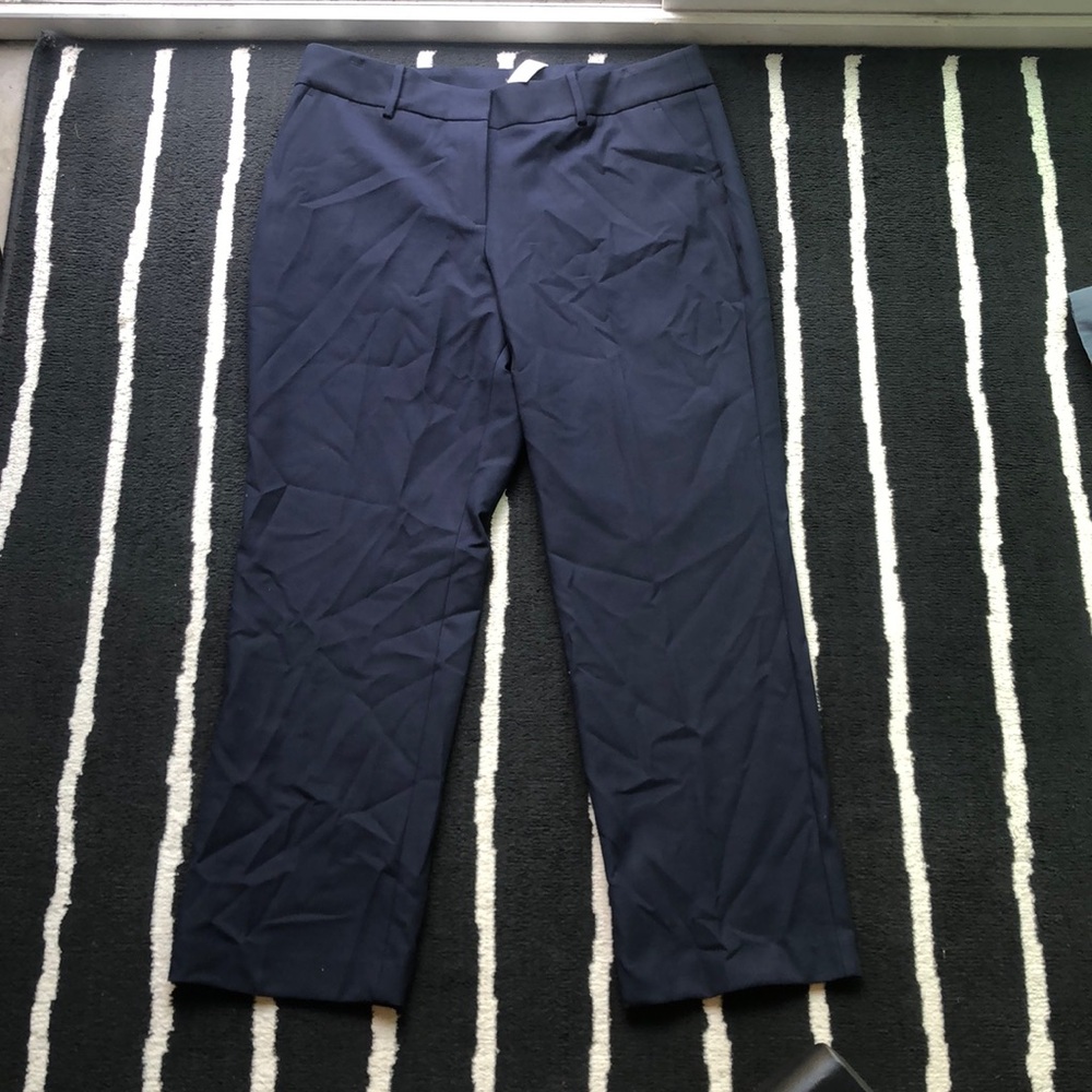 Talbots Navy Dress Pants NWT Classic Straight Curvy size 16